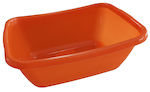 Cyclops Basin Rectangular 46x34x17.7cm. Capacity 15lt Orange