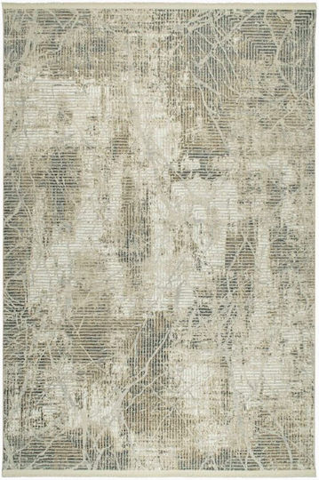 Koulis Carpets 2682B Set Modern Schlafzimmer-Teppichsets Synthetisch,Polyester/Cotton/Leather Beige 86-23-0034 3Stück
