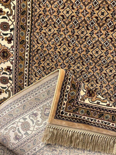 Koulis Carpets 6197 Set Klassiker Schlafzimmer-Teppichsets Synthetisch,Polyester/Cotton/Leather Beige 70-18-0101 3Stück