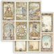 Stamperia Sir Vagabond Aviator Cards Foaie Scrapbooking Față și spate Simplu 1buc