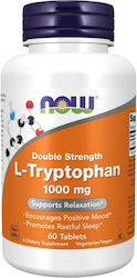 Now Foods L-Tryptophan Double Strength 1000mg 60 tabs