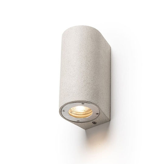 Rendl Light Studio Granita II Стенно Външно Спот Осветление GU10 IP65 8.5x10x18εκ.