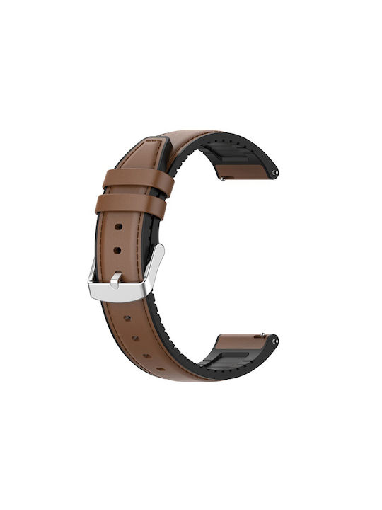 Techsuit Watchband W007 Λουράκι Σιλικόνης Καφέ (Samsung Galaxy
