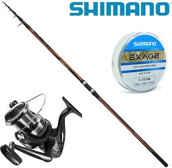 Shimano Sonora Tele Surf 4.2m με Μηχανισμό