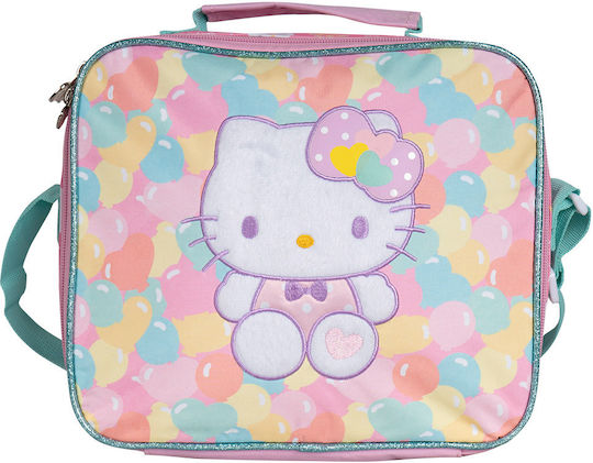Sunce Hello Kitty Σχολικό Τσαντάκι Φαγητού Ώμου Πολύχρωμο Hello Kitty