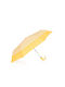 Αυτόματη Ομπρέλα Βροχής με Μπαστούνι Κίτρινη