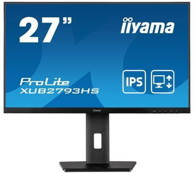 Iiyama ProLite XUB2793HS-B5 IPS Monitor 27" FHD 1920x1080 με Χρόνο Απόκρισης 4ms GTG