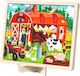 Ξύλινο Παιδικό Puzzle Farm Cottage 48pcs για 3+ Ετών MiDeer