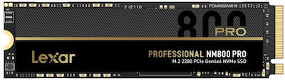 Lexar NM800 Pro SSD 512GB M.2 NVMe PCI Express 4.0