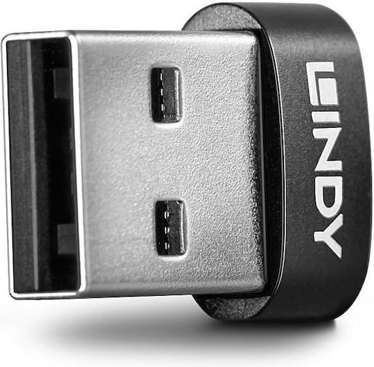 Lindy Μετατροπέας USB-A male σε USB-C female 1τμχ 41884