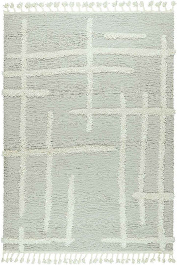 Koulis Carpets Thick 823A 823 με Κρόσια 133x200cm Grey / Cream