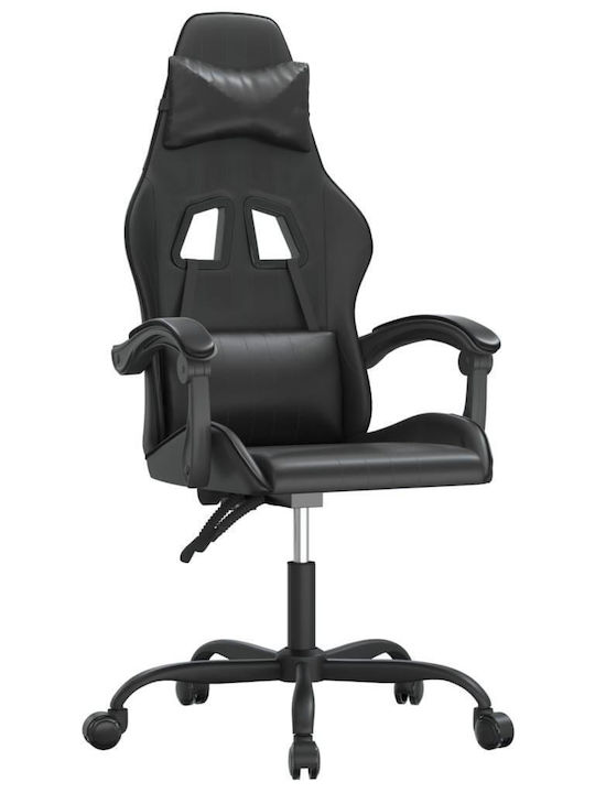 vidaXL 3143826 Καρέκλα Gaming Δερματίνης Μαύρη