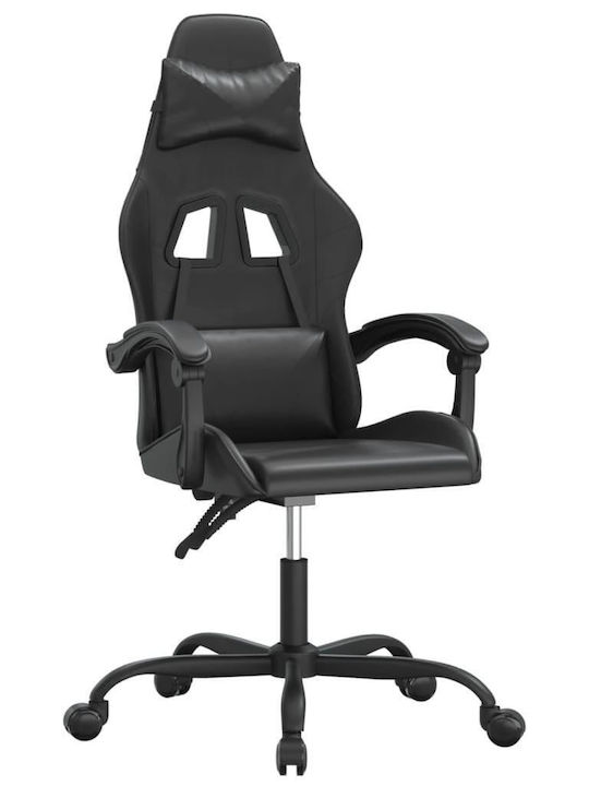 vidaXL 3143850 Καρέκλα Gaming Δερματίνης Μαύρη