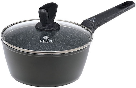 Estia Cuisson Κατσαρολάκι Γάλακτος από Αλουμίνιο 1.8lt / 18cm Μαύρο Estia Cuisson Κατσαρολάκι Γάλακτος από Αλουμίνιο 1.8lt / 18cm Μαύρο