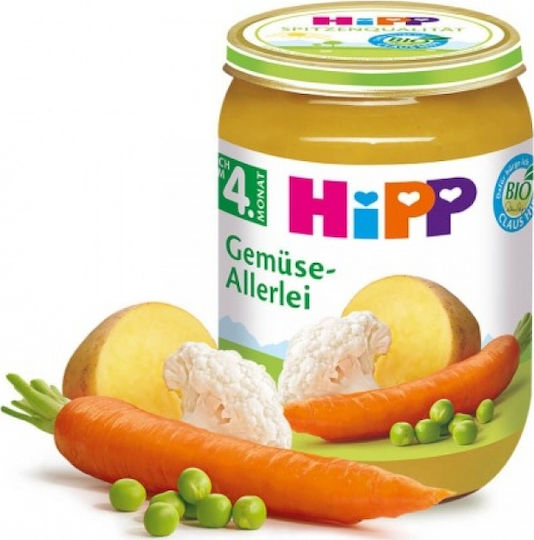 Hipp Baby Meal Mixed Vegetables with Flavor from a Variety of Vegetables 190gr for 5+ Months