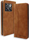 Bodycell Book Synthetic Leather Brown (OnePlus 10T)