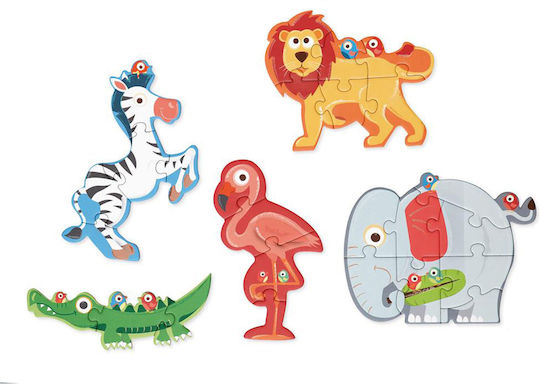 Puzzle pentru Copii Safari pentru 2+ ani+ Ani 26buc Scratch Europe