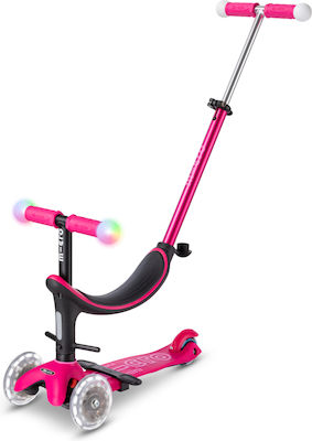 Micro Kids Scooter Mini2grow 3-Wheel with Seat for 12+ Months Fuchsia