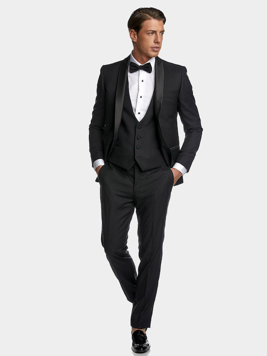 Guy Laroche Men's Suit Black