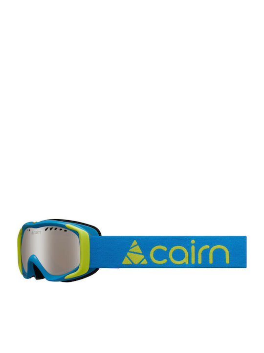 Cairn Spx3000 Μάσκα Σκι & Snowboard Παιδική Μπλε με Φακό σε Γκρι Χρώμα