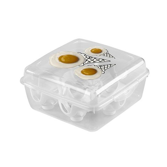 Hega Hogar Αυγοθήκη για 6 Αυγά 15x15x7.5cm