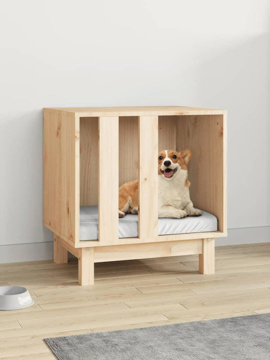 vidaXL Dog Bed Houses Brown 50x40cm