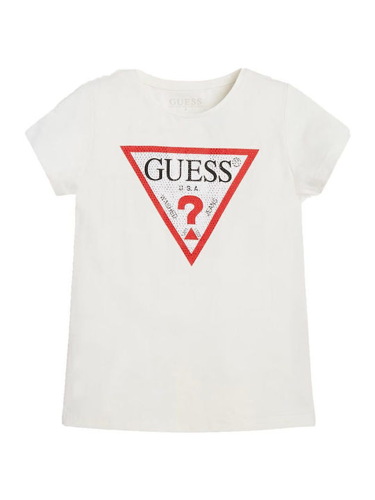 Guess Παιδικό T-shirt Λευκό
