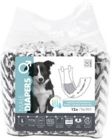 M-Pets Chiloței Câine Perioadă Mare 12 Buc