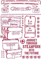 Stamperia Schablonen Designs Luggage