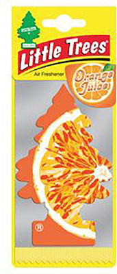 Little Trees Car Air Freshener Tab Pendand Orange Juice