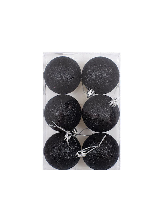 Hängendes Kugel Ornament Ornament Schwarz mit G...