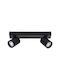GloboStar Leonardo Double LED Natural White Spot in Black Color
