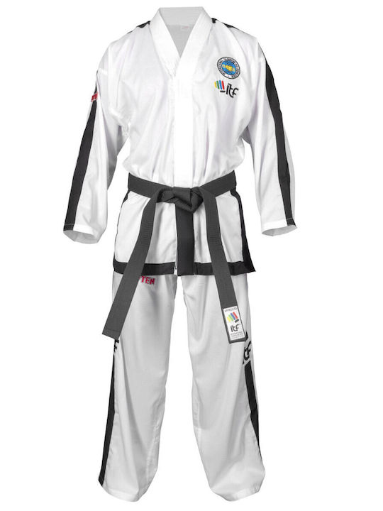 Top Ten Instructor Diamond Taekwondo Dobok Men White