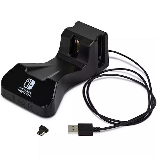 PowerA Joy-Con and Controller Charging Base Βάση Φόρτισης για 3 χειριστήρια Switch Μαύρη 028526
