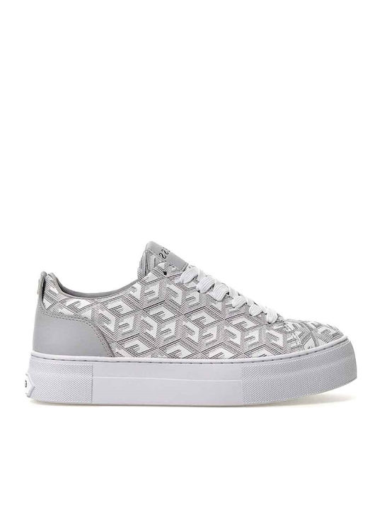 Giaa5 Damen Flatforms Sneakers Grau