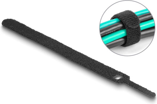 DeLock Δεματικά Καλωδίων Πλαστικά 150mmx12mm σε Μαύρο χρώμα (10τμχ) (19010)