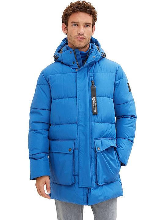 Tom Tailor Winter Jacket Puffer Blue