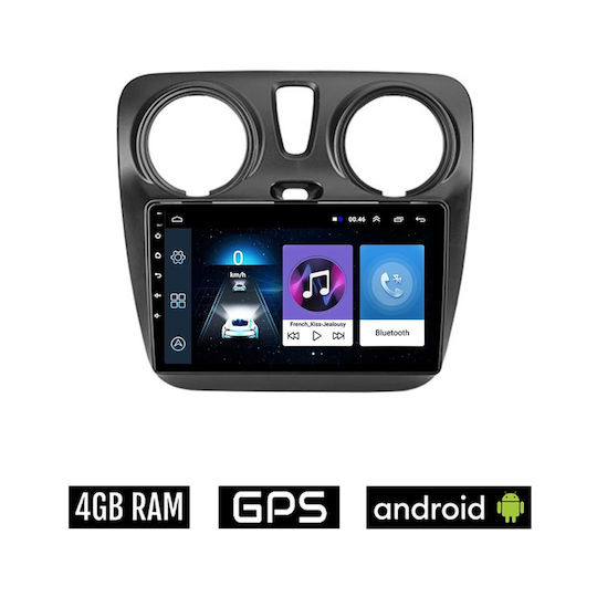 Ηχοσύστημα Αυτοκινήτου για Renault Dokker Dacia Dokker Dokker 2012 (Bluetooth/USB/AUX/WiFi/GPS/Apple-Carplay/Android-Auto) με Οθόνη Αφής 9"