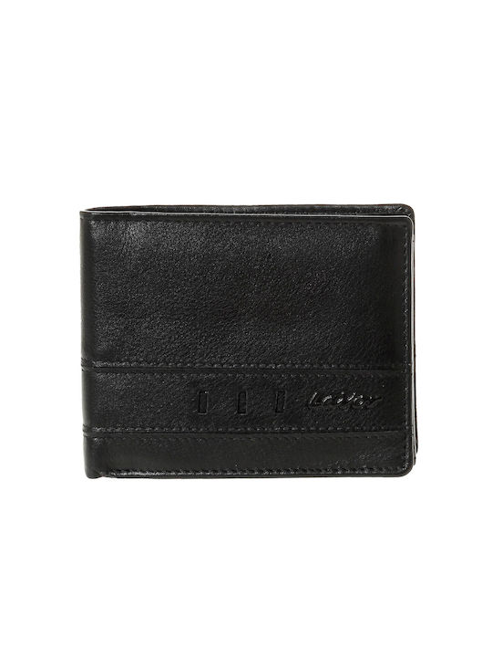 Lavor Men's Leather Wallet with RFID Black