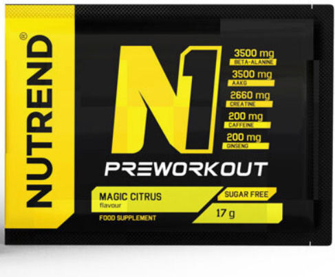 Nutrend N1 Pre Workout Supplement 17gr Magic Citrus