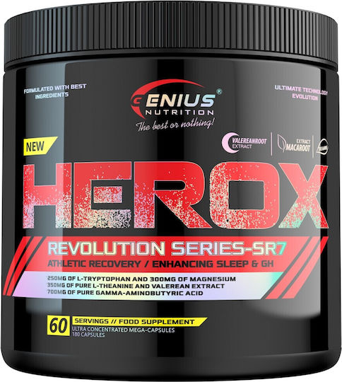 Genius Nutrition Herox Revolution Series SR7 Специална Хранителна Добавка за Сън 180 Капсули