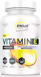 Genius Nutrition Vitamin E Premium Витамин 300мг 60 софтджел