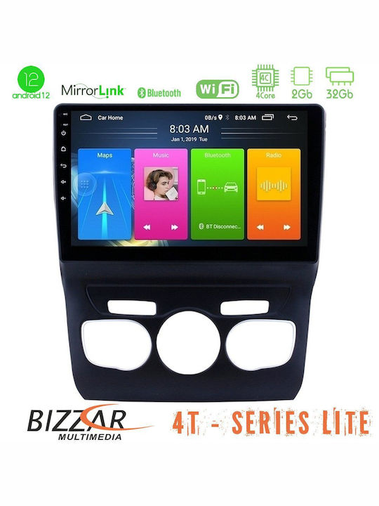 Bizzar Car Audio System for Citroen C4 / DS4 L 2011-2018 (Bluetooth/USB/WiFi/GPS/Apple-Carplay/Android-Auto) with Touch Screen 10"