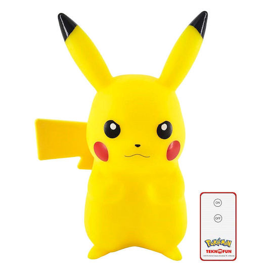 Teknofun Led Kids Decorative Lamp Pikachu Yellow 25εκ.