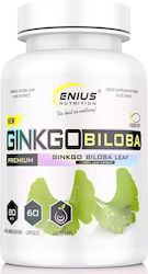 Genius Nutrition Ginkgo Biloba 80mg 60 μαλακές κάψουλες