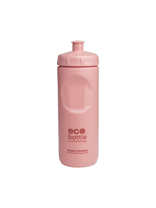SmartShake Ecobottle Plastic Water Bottle 500ml Pink