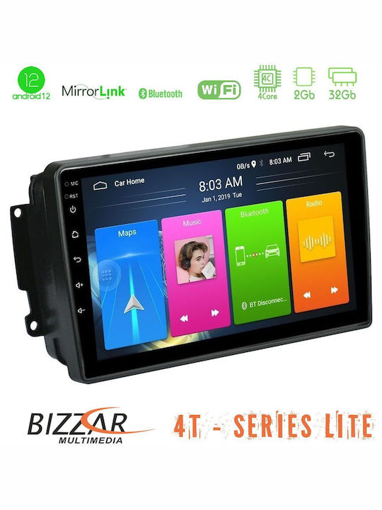 Bizzar Ηχοσύστημα Αυτοκινήτου για Mercedes-Benz G Class / CLK Class / C Class 2000-2004 (Bluetooth/USB/WiFi/GPS/Apple-Carplay/Android-Auto) με Οθόνη Αφής 9"