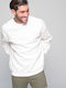 madmext Charlotte Men's Sweatshirt White