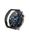Carcasă de Plastic cu Sticlă în culoarea Negru pentru Huawei Watch GT 3 Pro 46mm - Ceas Huawei GT 3 Pro 46mm