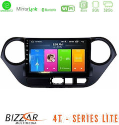 Bizzar 4T Series Ηχοσύστημα Αυτοκινήτου για Hyundai i10 2014-2020 (Bluetooth/USB/WiFi/GPS) με Οθόνη Αφής 9"